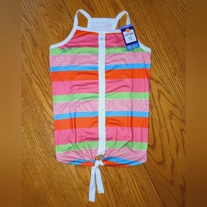 🐾NEW Top Paw Striped Dog Tank XL